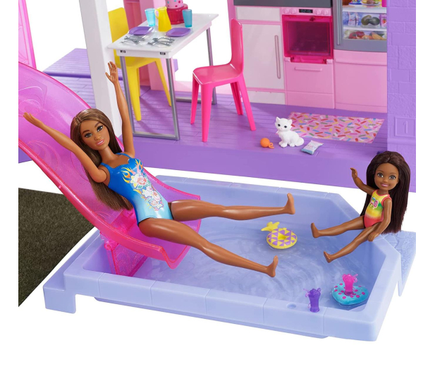 Barbie DreamHouse® Deluxe Domek 60 rocznica + 2 lalki - 1051669 - zdjęcie 5